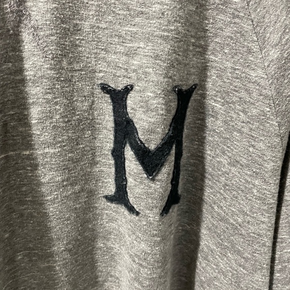 Ebbets Field Flannels Hooded Sweatshirt Grey Medium USA Made Minneapolis Millers - Picture 3 of 7